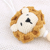 Attache-Tétine Crochet Lion