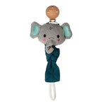 attache tetine doudou elephant